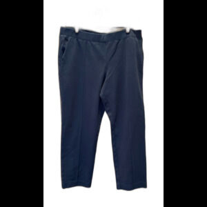 J. Crew Cropped Capris Pants Sz XL Stretch Elastic Waist Navy Versatile J.Crew